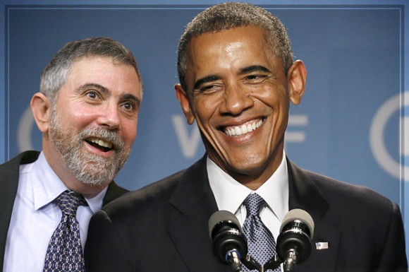 Krugman and the Times Still Spinning Obama’s Legacy