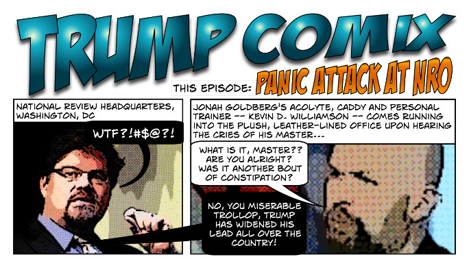 TRUMP COMIX: Panic Attack at NRO!!!