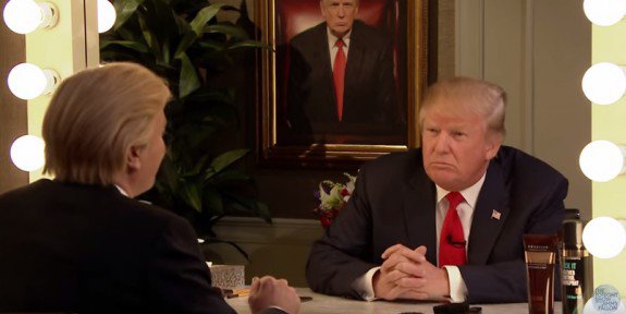 Donald Trump Interviews Himself In the Mirror