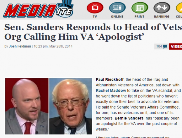 How the “Bern” Burned the Vets