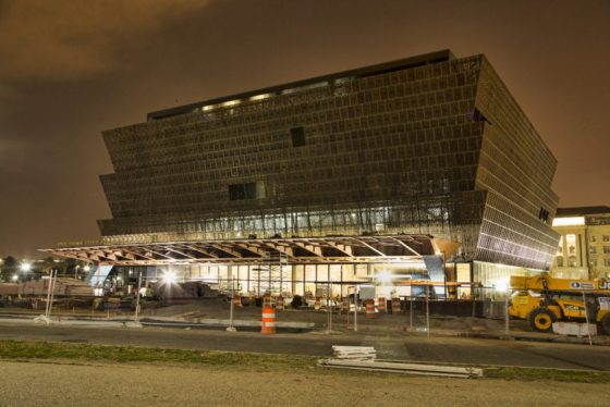 Museum of African American History and Culture, (NMAAHC) construction site