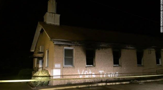 Mississippi ‘Vote Trump’ church fire NOT politically motivated, claims fire marshal