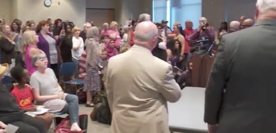 Watch As Liberal Astroturf at a Town Hall Come Unglued in Louisiana Over Prayer and the Pledge of Allegiance [VIDEO]
