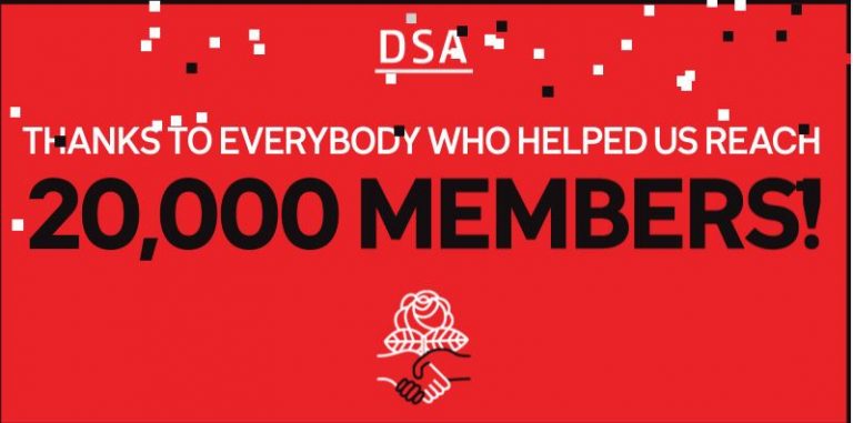DSA hits 20,000 member mark
