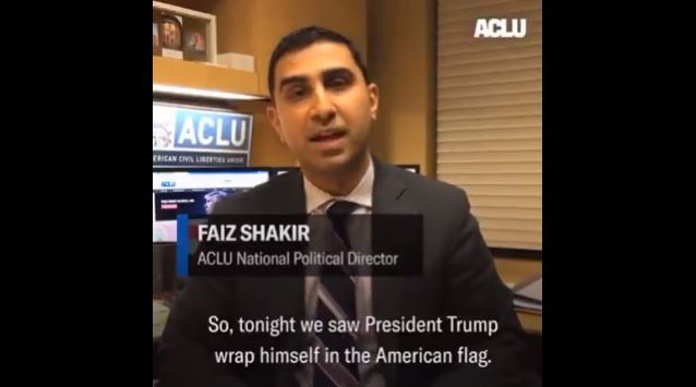 WATCH: ACLU’s Faiz Shakir Criticizes Trump for over-using word ‘America,’ says it’s ‘Exclusionary’