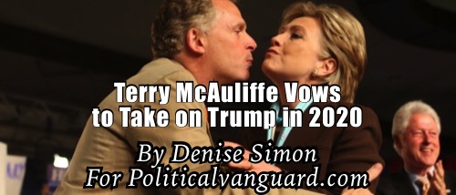 Terry McAuliffe Vows to Take on Trump in 2020