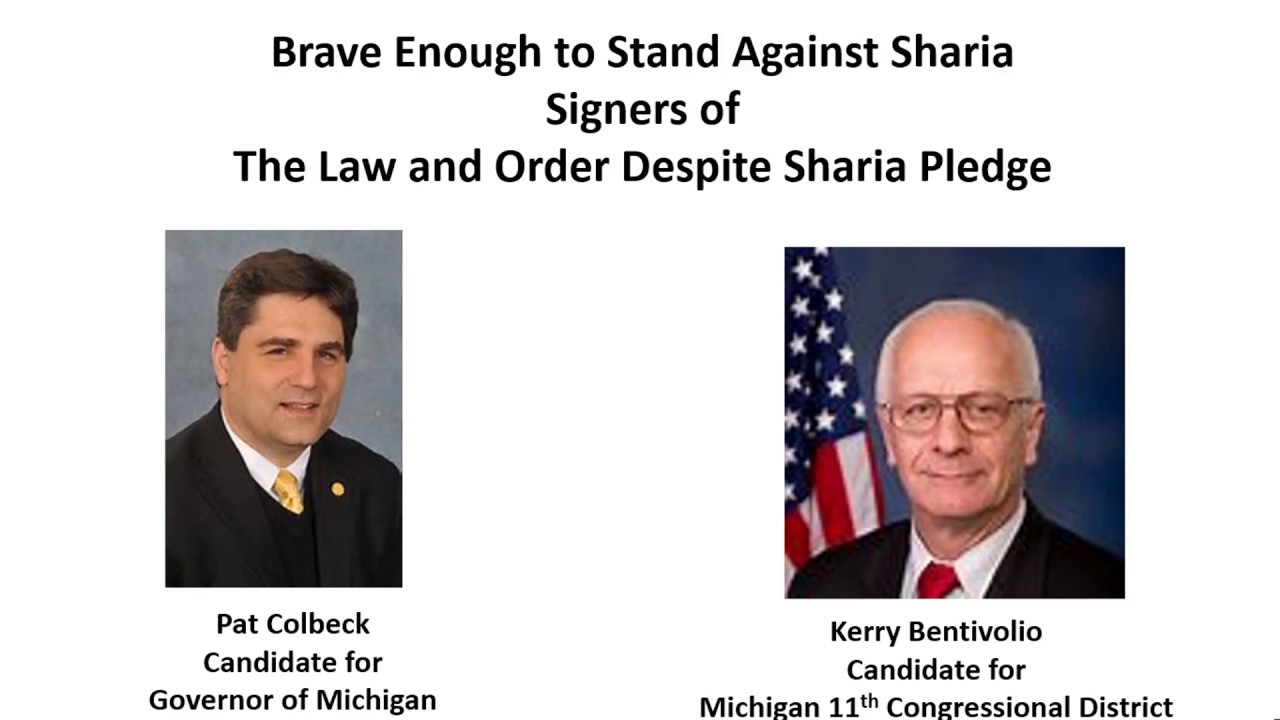 Michigan Candidate for Governor – “Brave Enough to Stand Against Sharia”