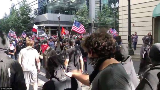 Violent Clashes In Portland As Antifa Commies Attack Patriot Prayer Rally