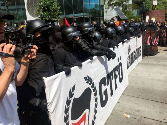 Violent Communist Antifa Attacks Patriot Prayer, Police In Portland – Throw Feces And Urine At Marchers