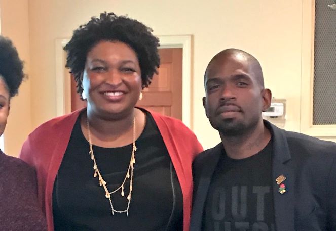 FLASHBACK: Socialist Khalid Kamau Helps Stacey Abrams In Georgia