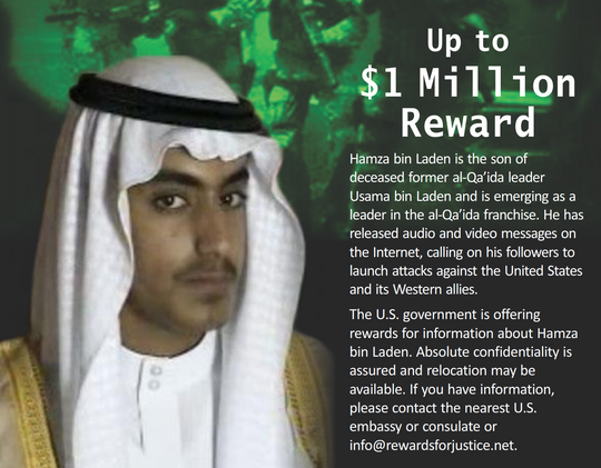 Bin Laden’s Son Hamza Is Dead