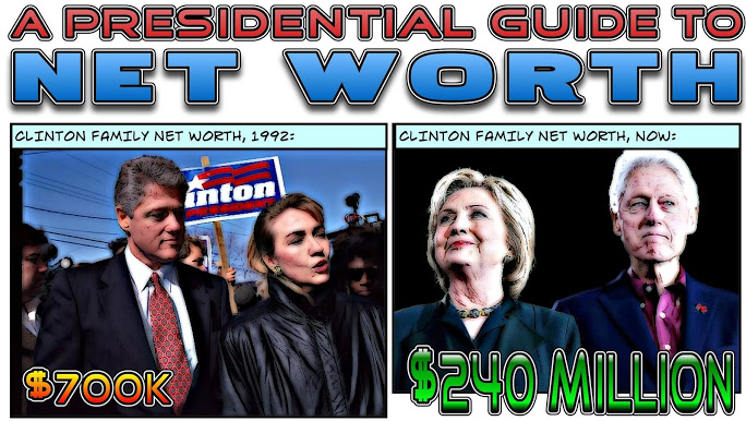 TRIGGER WARNING: Presidential Net Worth Comparison — Before and After Leaving Office