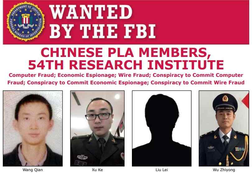 4 Members of the Chinese Military Hacked Equifax