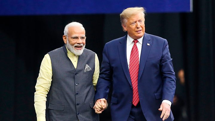 Trump Goes to India