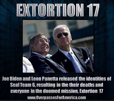 Extortion 17 – AUG. 6, 2011 – When Biden’s Loose Lips Killed SEAL Team 6