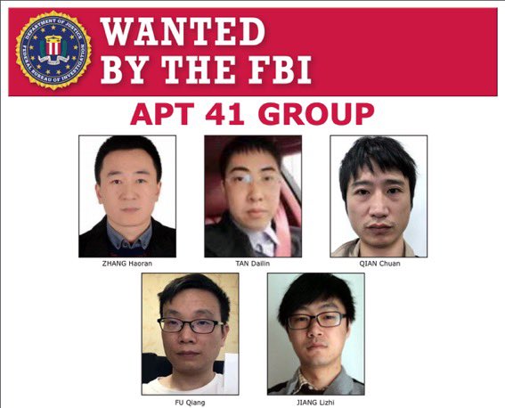 U.S. Charges 5 Chinese for Hacking 100 Companies