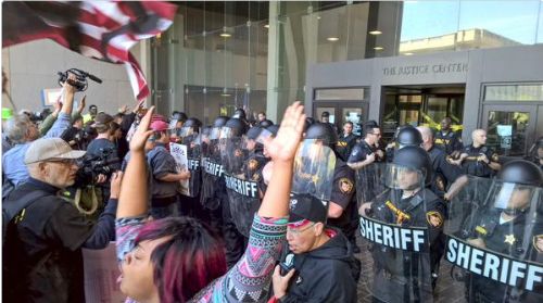 Cleveland Riot Police Trap Protesters In Alley, Standoff Ends With Many Arrested