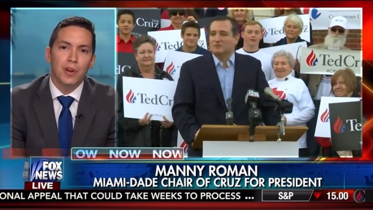 Manny Roman follows Cruz’s lead; Defies GOP Establishment