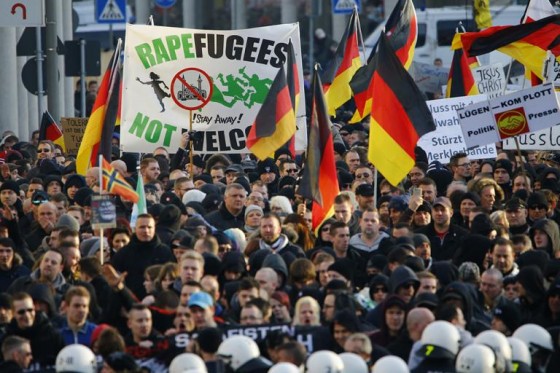 Tommy Robinson “Pegida UK” in Cologne