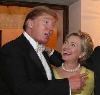 Crooked Hillary vs. Cover-up Donald