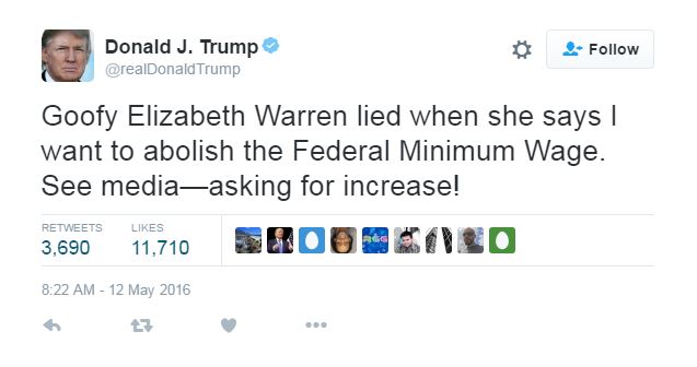 TIMELINE: Flip-flopping Donald now wants to raise the federal minimum wage (video)