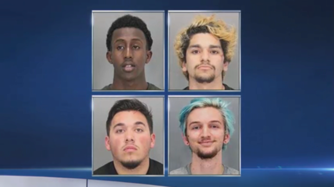 Four suspects face charges from violent anti-Trump riots in San Jose