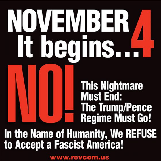 Do you recognize any of These Names? Nov. 4, National Demonstration