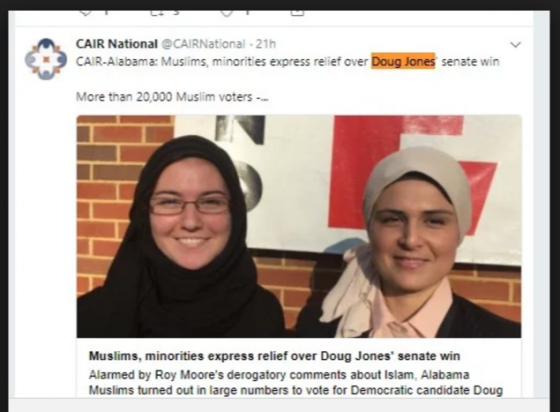 How Muslims and Marxists delivered Alabama for Doug Jones