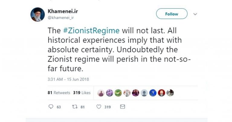 ‘Zionist regime will perish in the not-so-far future,’ says Iran’s Ayatollah Ali Khamenei