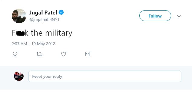 Daily Caller Exposes NYT ‘Journalists’ Fahim Abed, Jugal Patel As Anti-Israel, Anti-Military