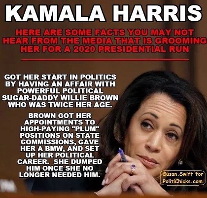 Biden Picks Willie Brown’s Mistress #HEALSUPHARRIS Showing Politics Makes Strange Bedfellows
