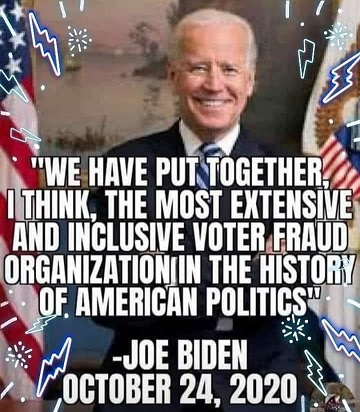 Hail To The Thief – Biden Hid In Basement Knowing The Fix Was In