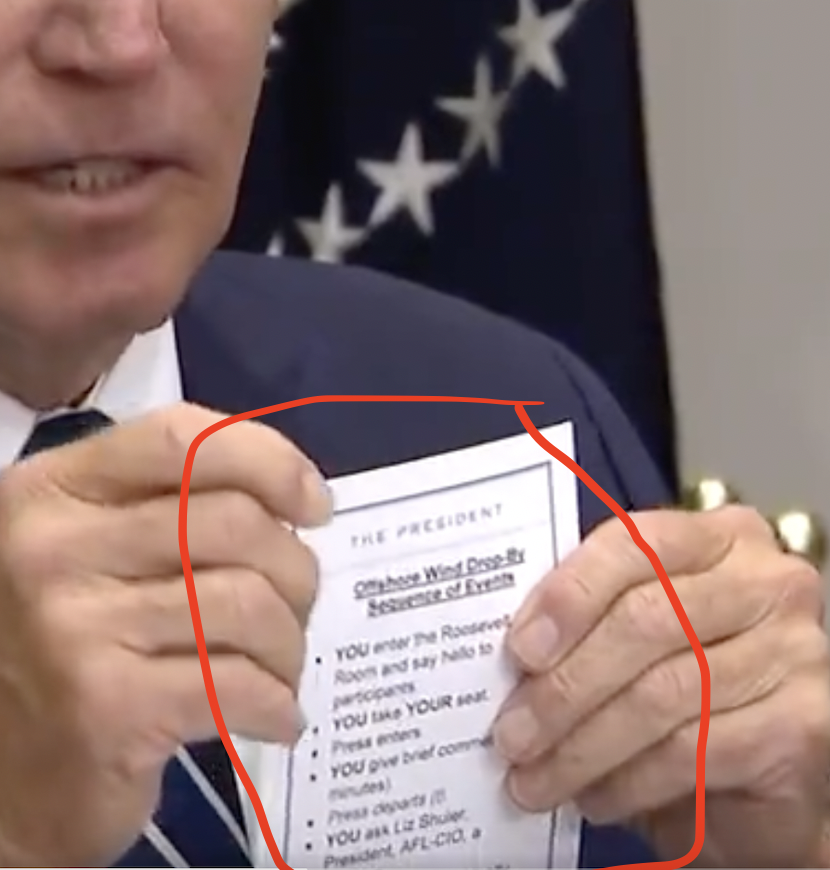It IS a Cognitive Problem, WH Staff Actions Prove it