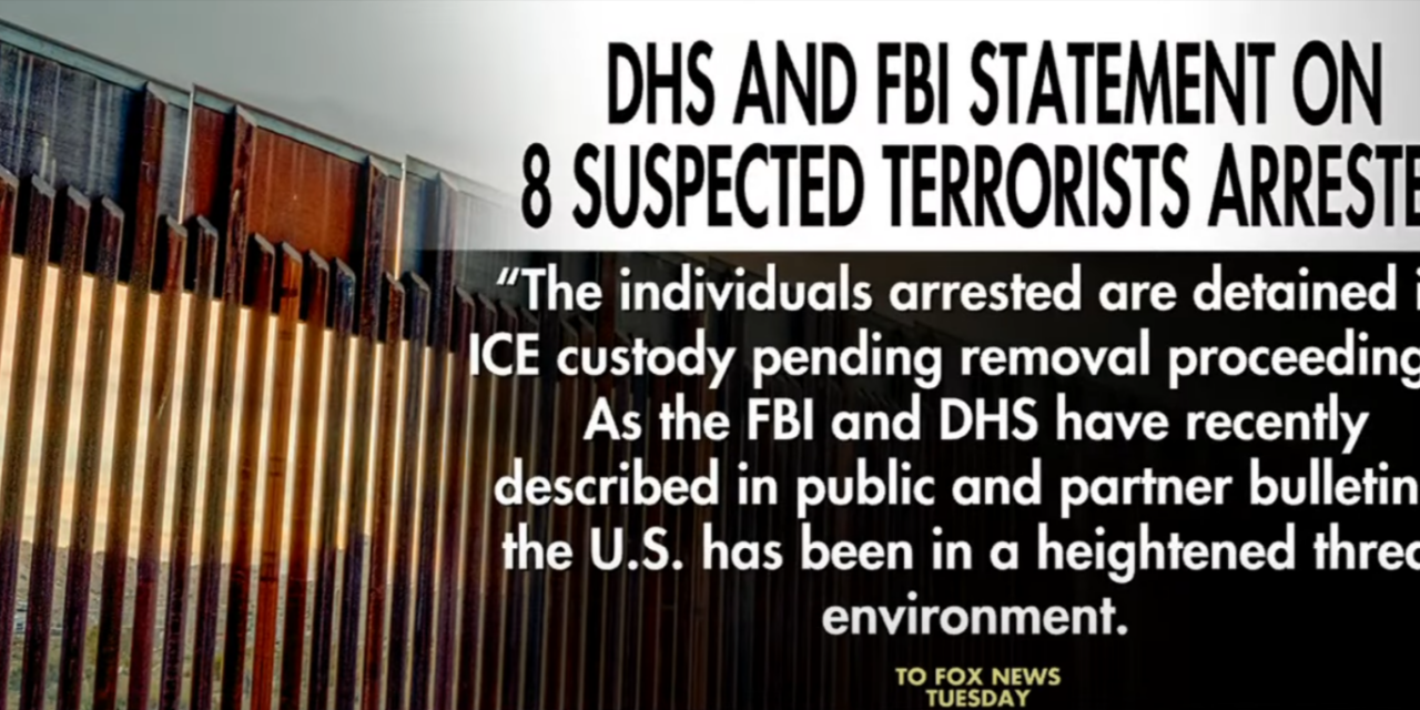 8 ISIS-K Arrested in 3 Cities After Crossing the Southern Border