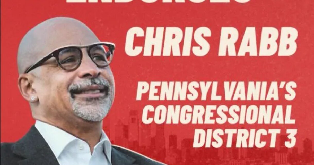 Chris Rabb, socialist, communist ally, running strong in Pennsylvania primary